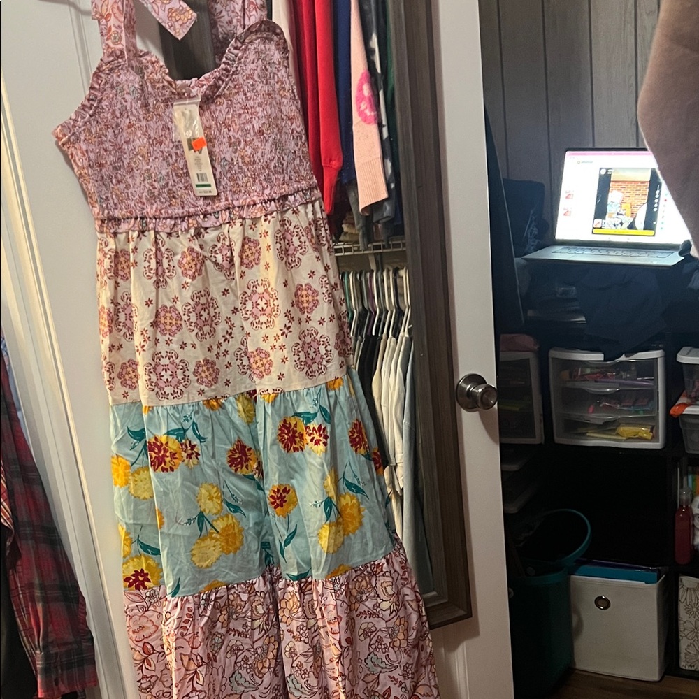 Nanette Lepore Day Smocked Floral Dress